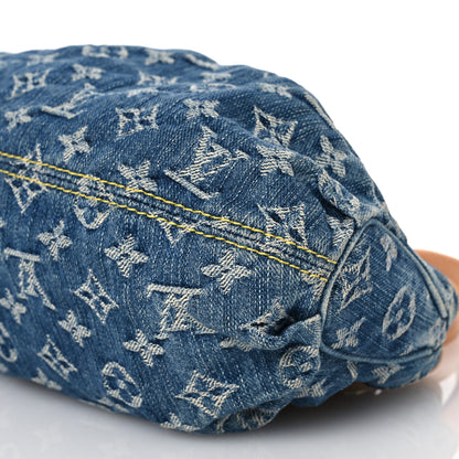 Louis Vuitton Monogram Denim Pleaty Blue 9 of 17