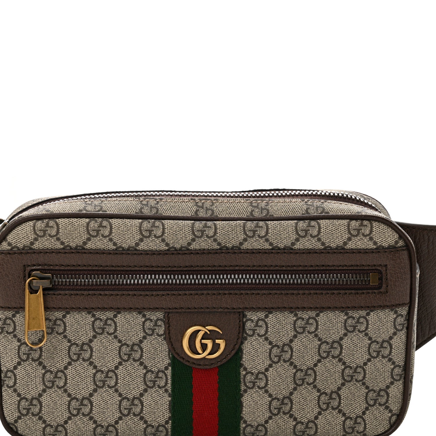 Gucci Soft GG Supreme Monogram Medium Ophidia Belt Bag Dark Brown 8 of 12