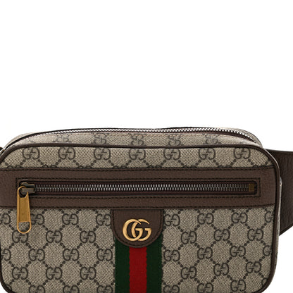 Gucci Soft GG Supreme Monogram Medium Ophidia Belt Bag Dark Brown 8 of 12