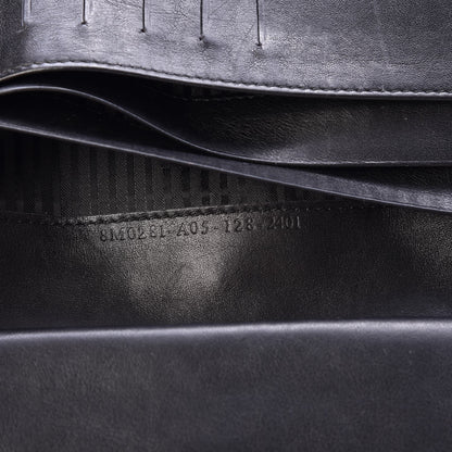 Fendi Patent Fendilicious Embossed Quilted Wallet On Chain Black 9 of 11