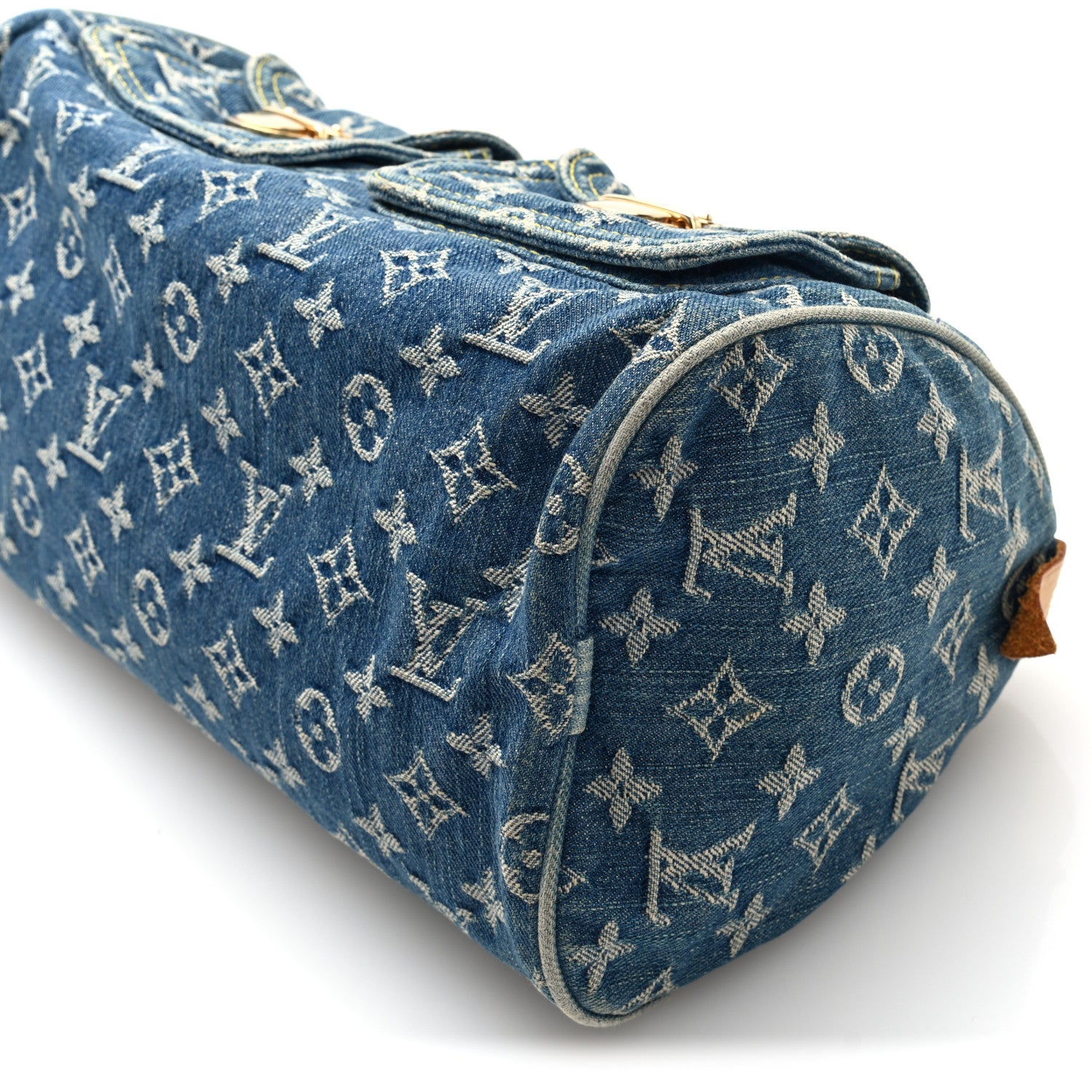 Louis Vuitton Monogram Denim Neo Speedy Blue 9 of 11