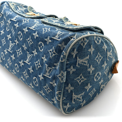 Louis Vuitton Monogram Denim Neo Speedy Blue 9 of 11