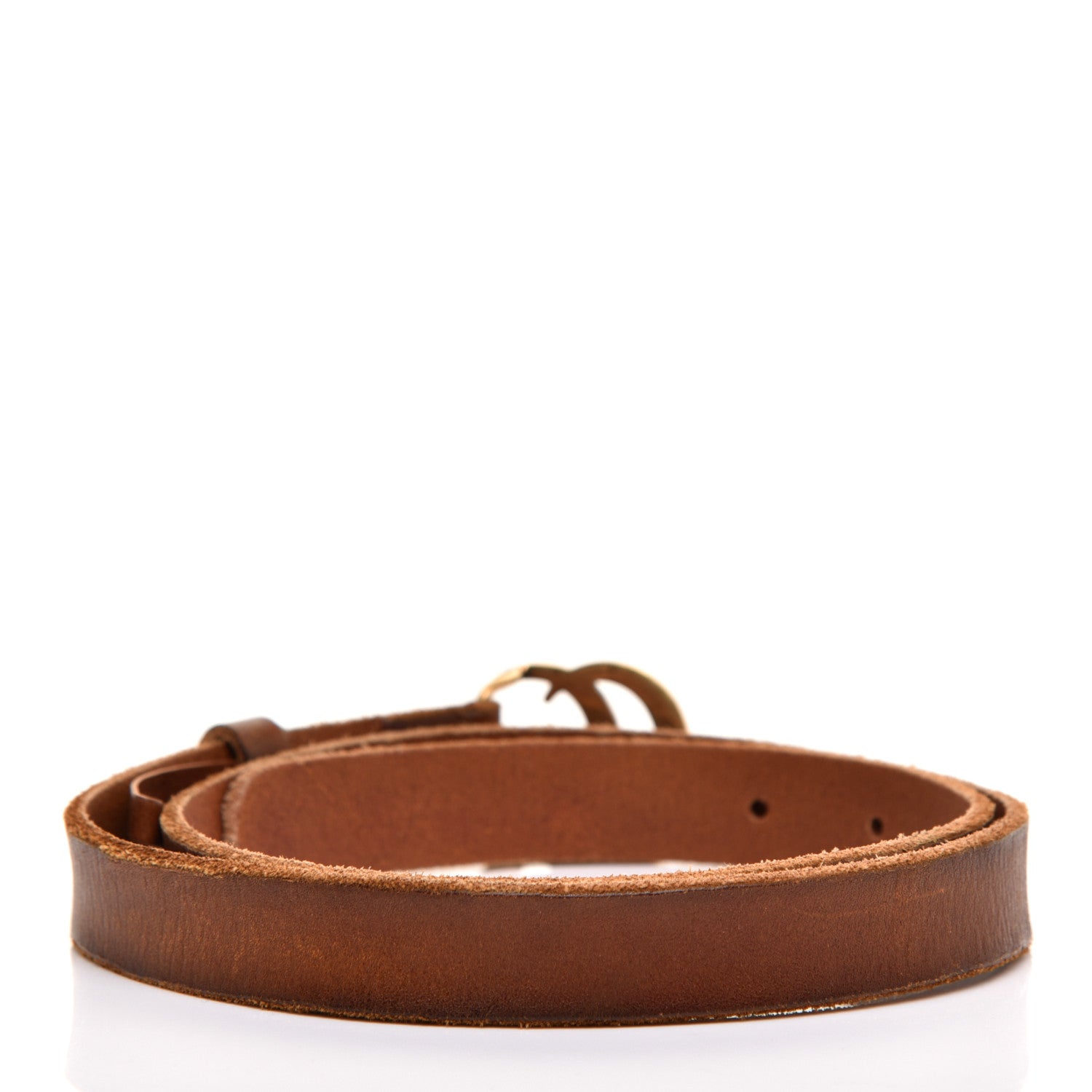 Gucci Faded Calfskin Double G 20mm Belt 75 30 Cuir 2 of 5