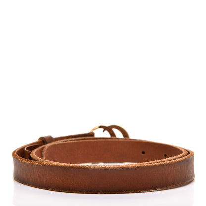 Gucci Faded Calfskin Double G 20mm Belt 75 30 Cuir 2 of 5