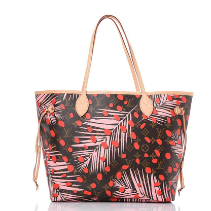 Louis Vuitton Monogram Jungle Dots Neo Neverfull MM Sugar Pink Poppy 3 of 9