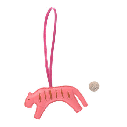 Hermes Milo Lambskin Rooroo Bag Charm Rose Azalee Pain D'Epice Rose Poupre 2 of 3