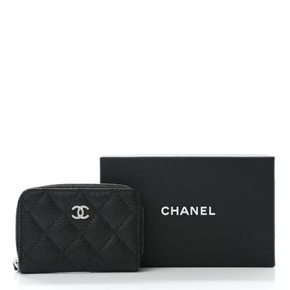 Chanel Caviar Quilted Classic Zipped Coin Purse Black 8 of 8