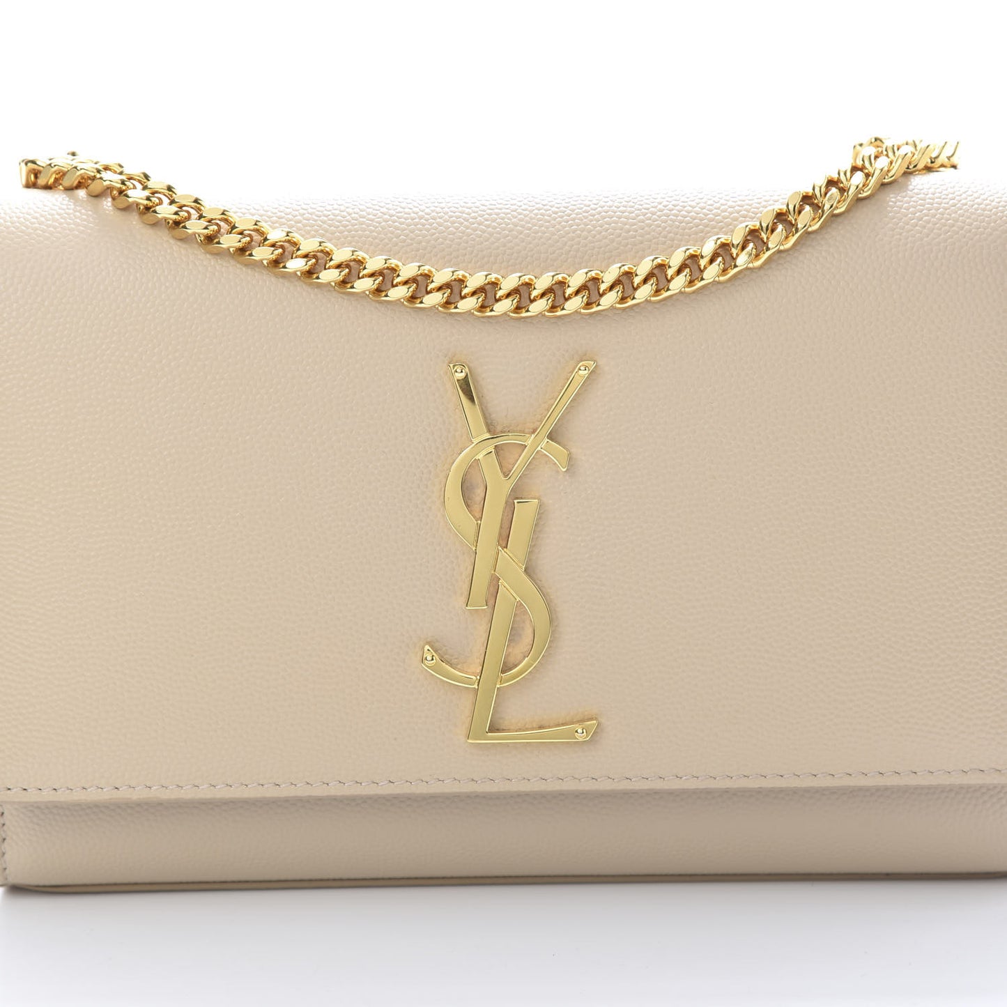 Grain De Poudre Small Monogram Kate Satchel Nude Powder
