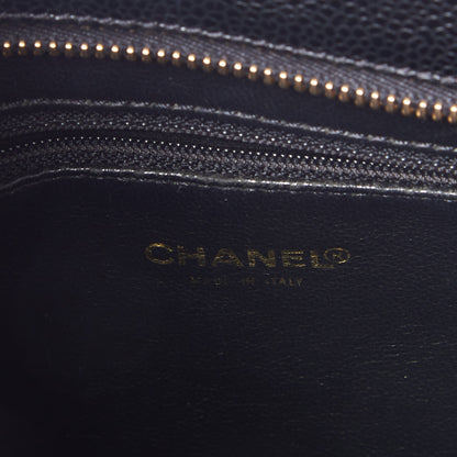 Chanel Caviar Quilted Medallion Tote Black 6 of 10