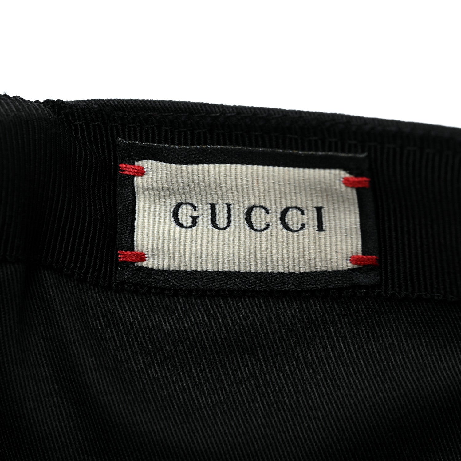 Gucci Embroidered Baseball Hat XL Black 8 of 9