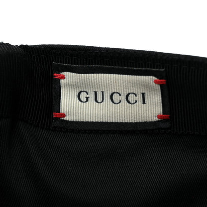 Gucci Embroidered Baseball Hat XL Black 8 of 9