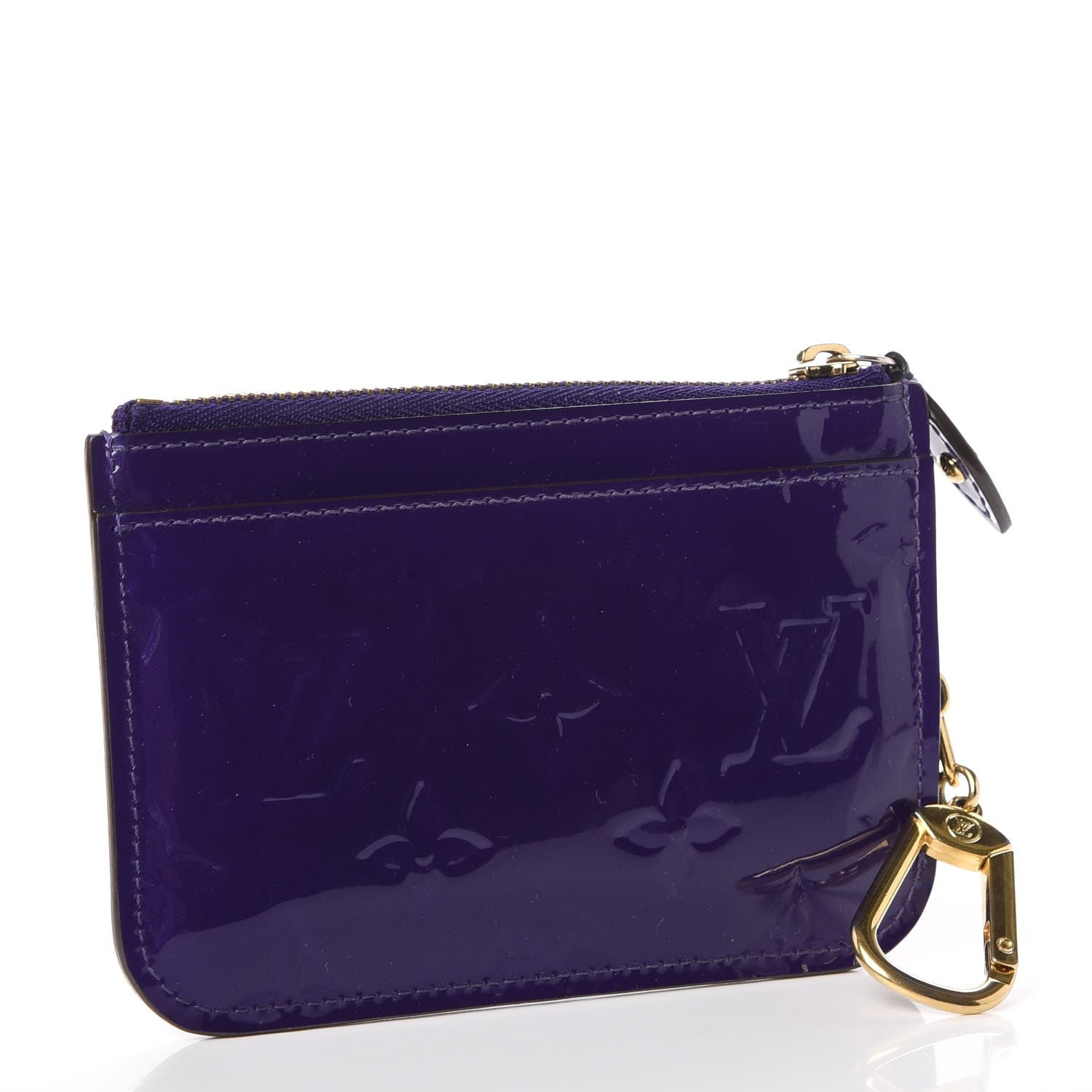 Louis Vuitton Vernis Key Pouch Blueberry 3 of 8