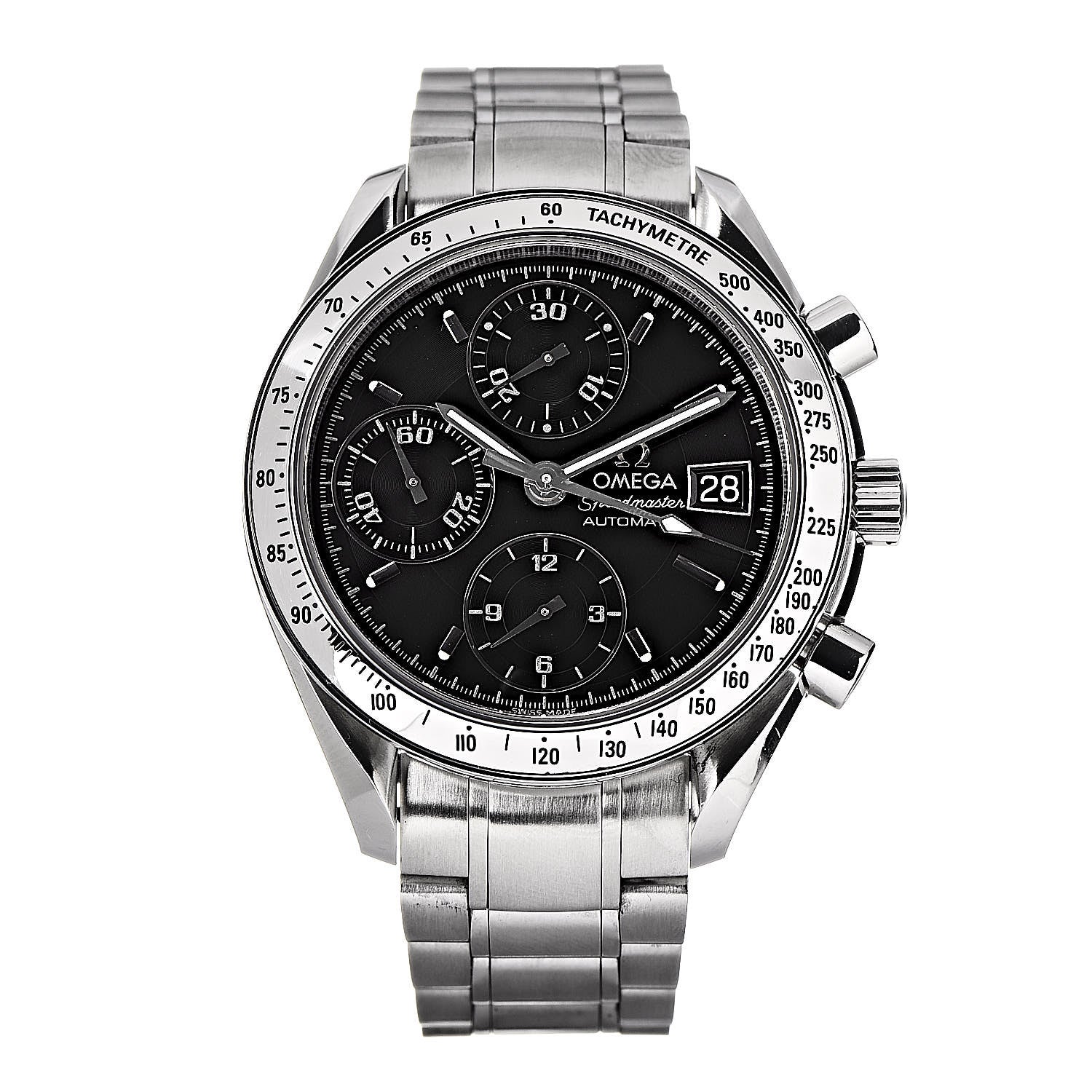 Omega Stainless Steel 38mm Speedmaster Automatic Watch Black 3523.50 1 of 7