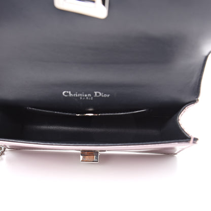 Christian Dior Metallic Patent Micro-Cannage Mini Diorama Flap Bag Pink 5 of 12