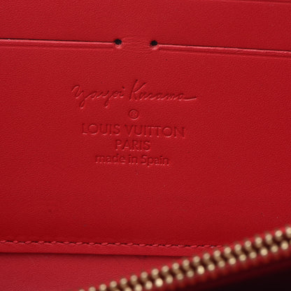 Louis Vuitton Vernis Kusama Infinity Dots Zippy Wallet Red 6 of 11