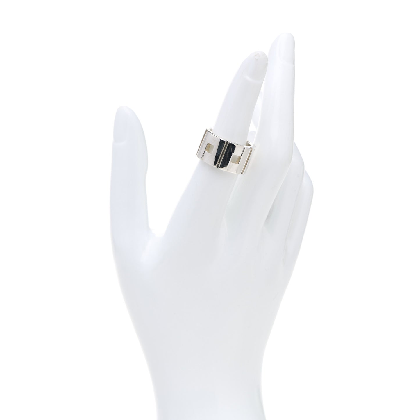 Sterling Silver Cutout Band Ring 57 8