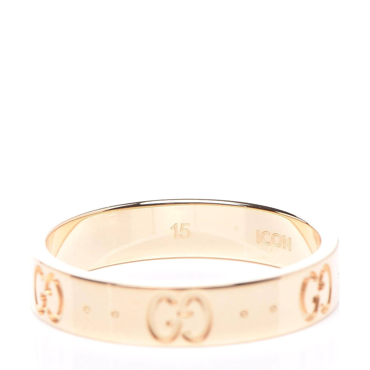 18K Yellow Gold 4mm Icon Thin Band Ring 54 7