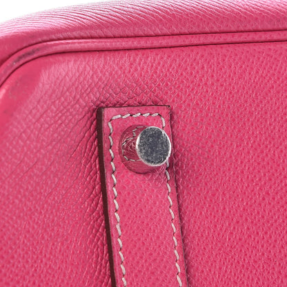 Hermes Epsom Candy Birkin 35 Rose Tyrien Rubis 35 of 41