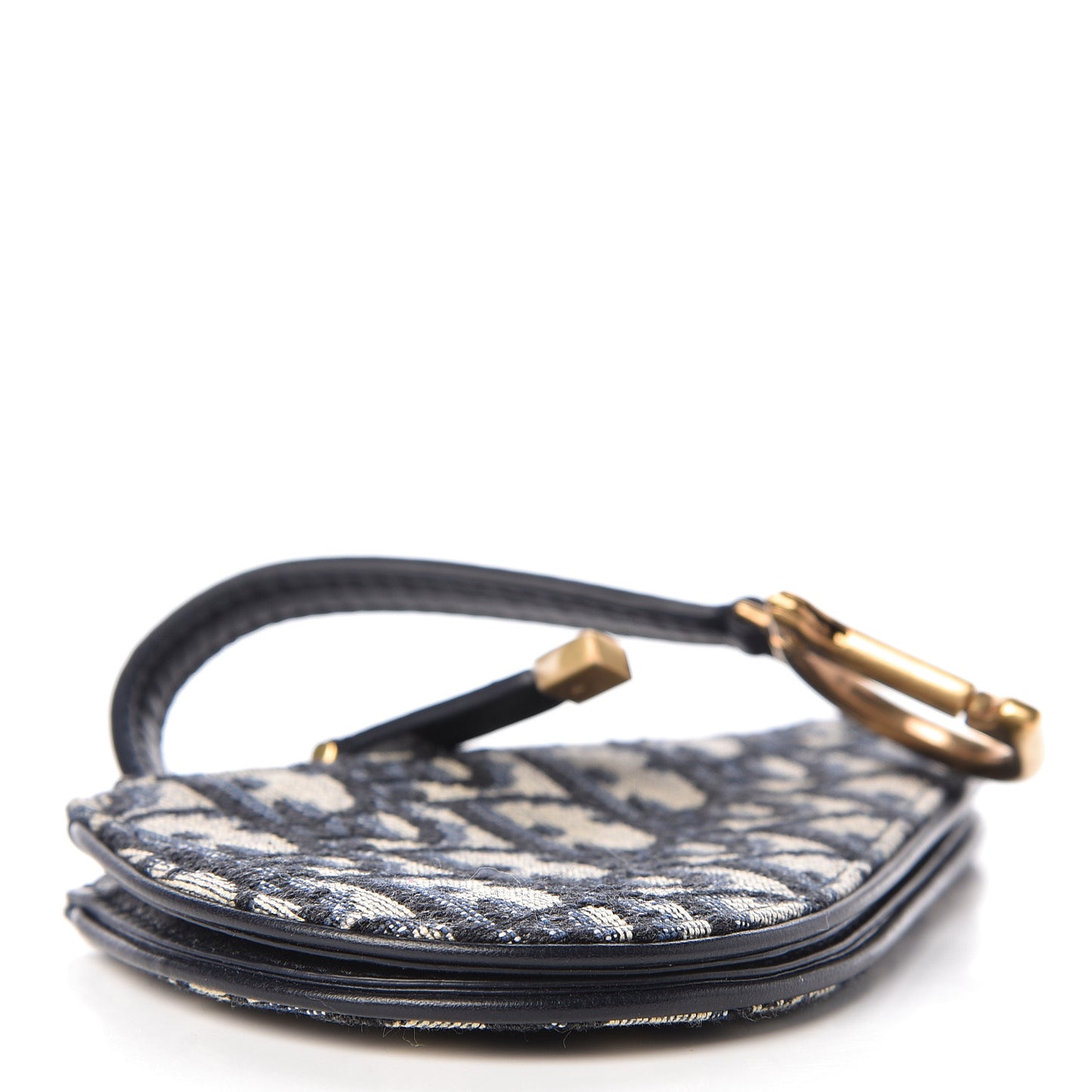 Oblique Saddle Coin Purse Blue