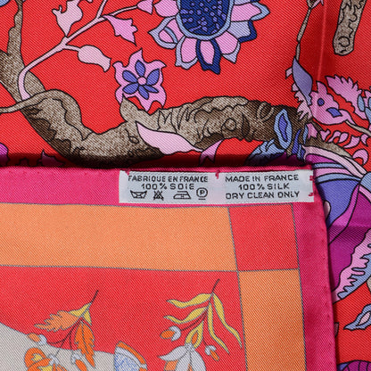 Hermes Silk Fantaisies Indiennes Scarf 90 6 of 6