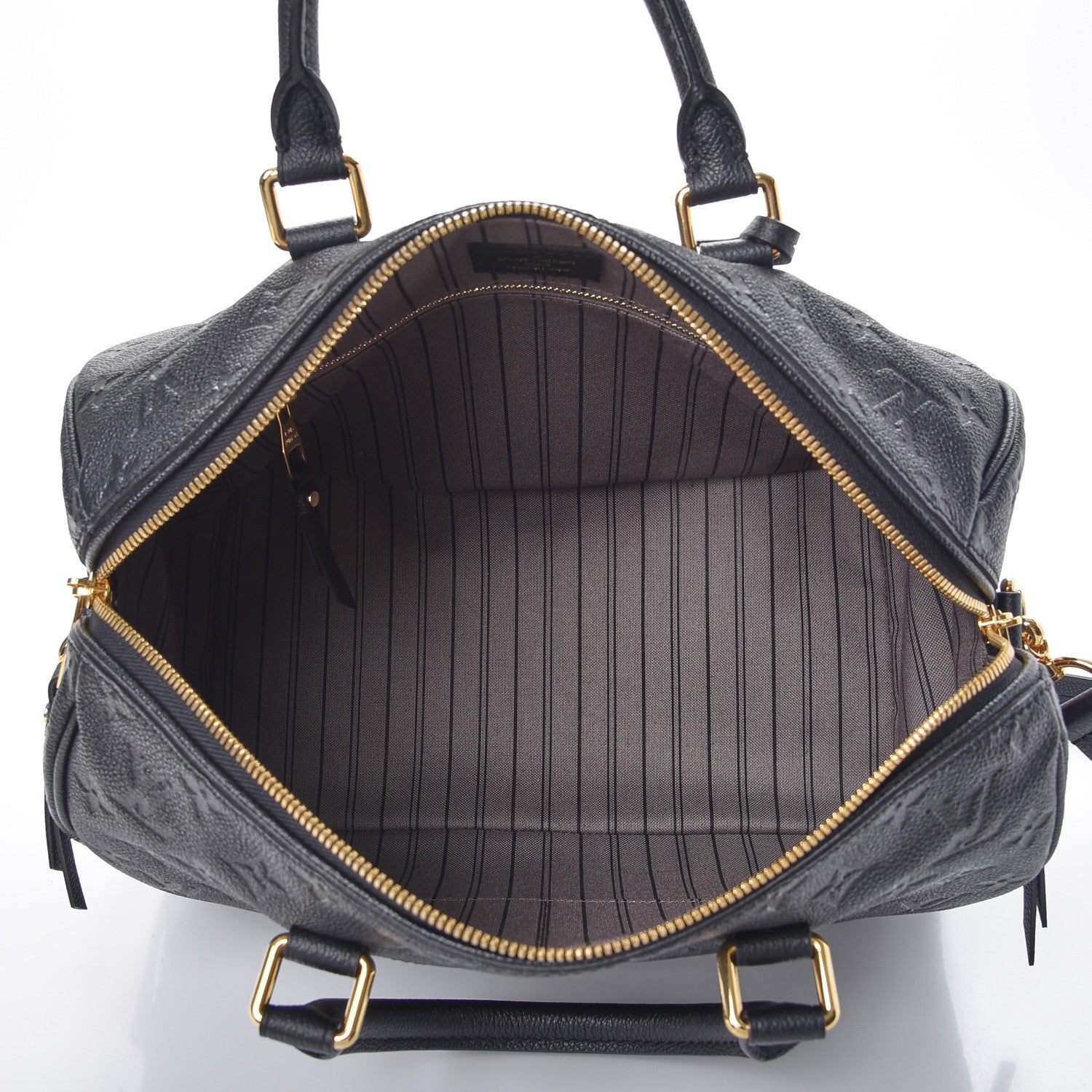 Louis Vuitton Empreinte Speedy Bandouliere 30 Black 6 of 11
