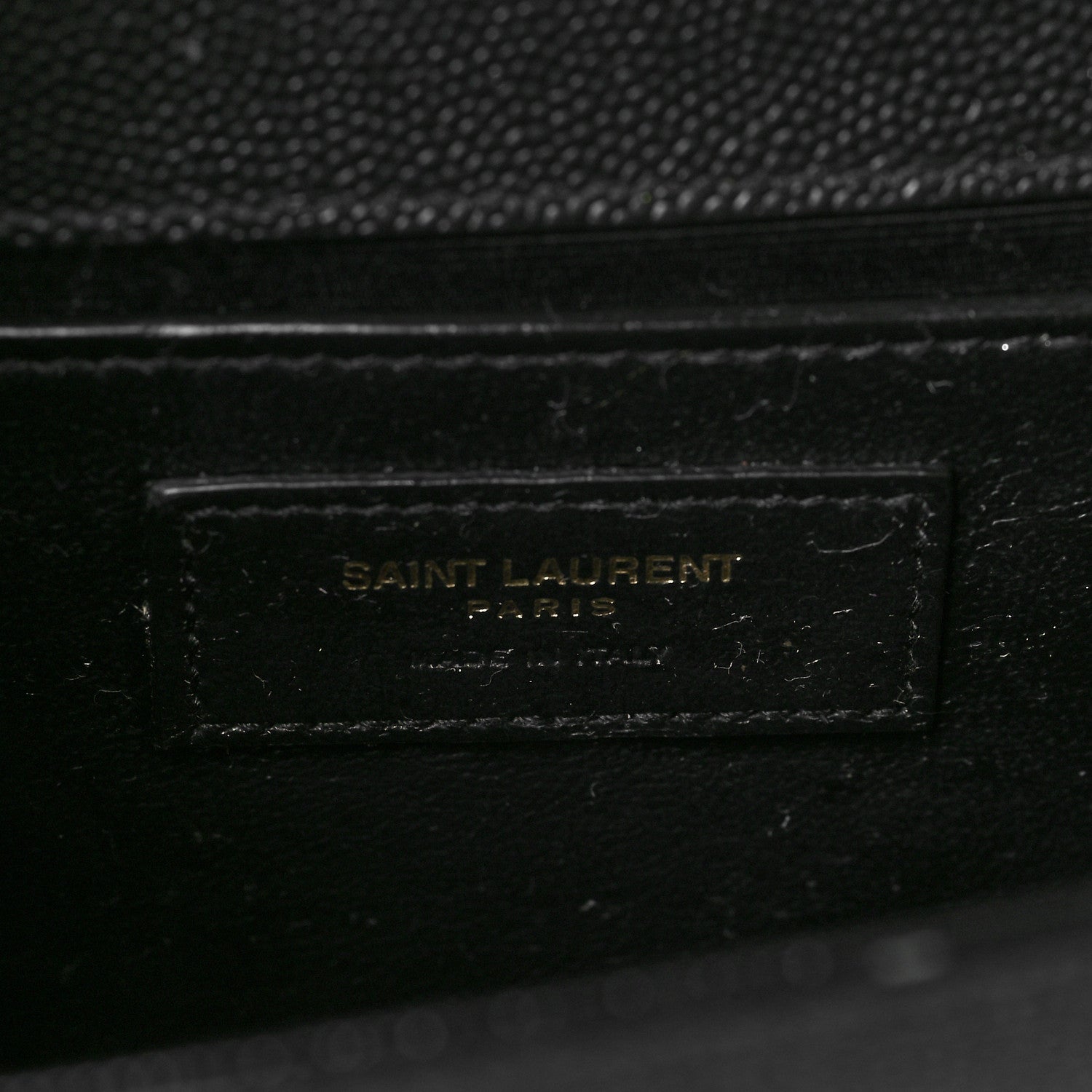 Saint Laurent Grain De Poudre Small Monogram Kate Satchel Black 6 of 12