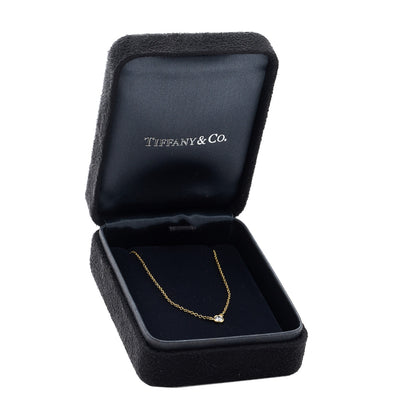 Tiffany 18K Yellow Gold Diamond .08ct Elsa Peretti Diamonds by the Yard Pendant Necklace 5 of 5