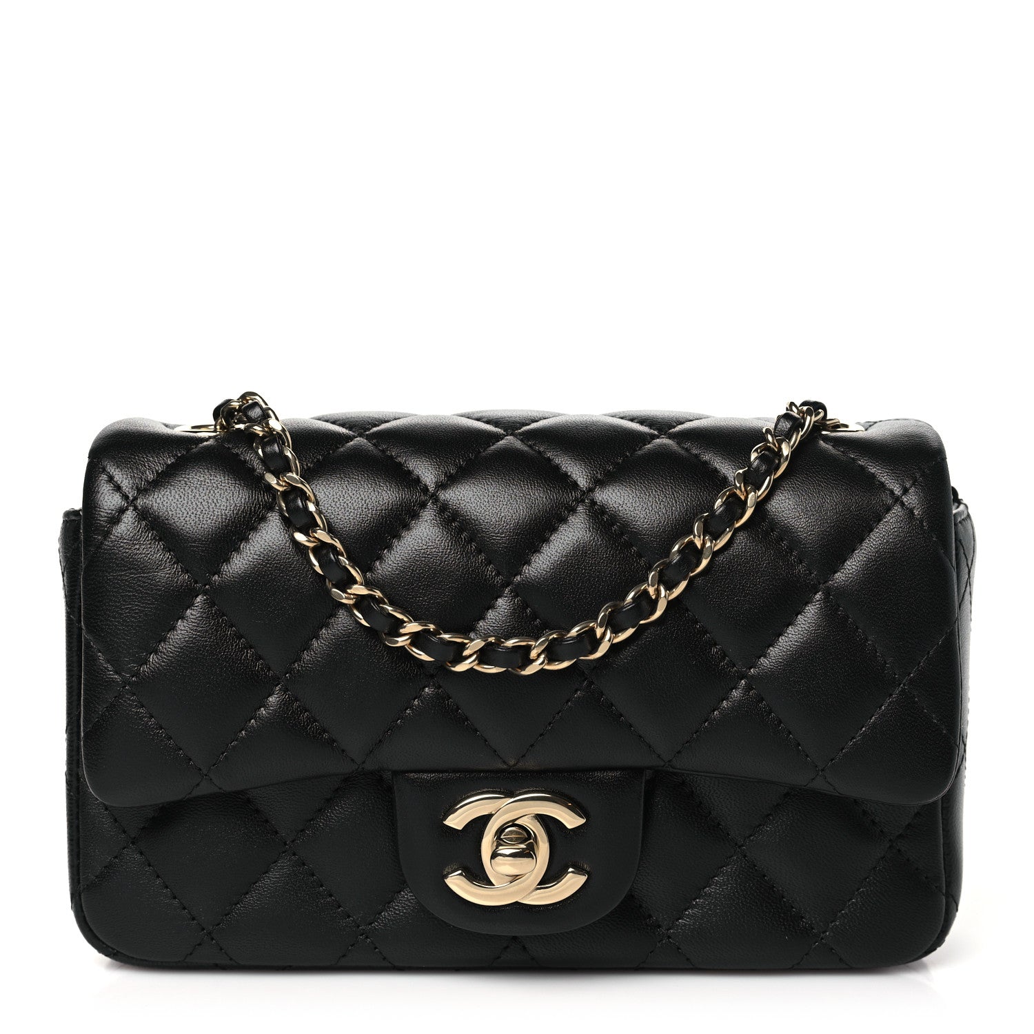 Chanel Lambskin Quilted Extra Mini Flap Black 1 of 11