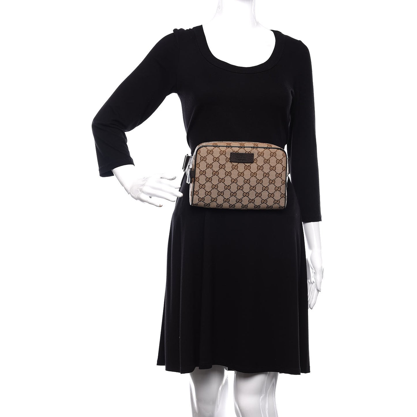 Monogram Belt Bag Dark Brown