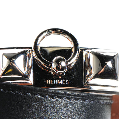 Hermes Chamonix Rivale Double Tour Bracelet Small Black 5 of 9