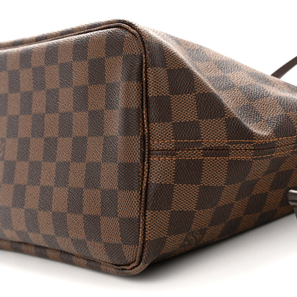 Louis Vuitton Damier Ebene Neo Neverfull MM Rose Ballerine 11 of 14