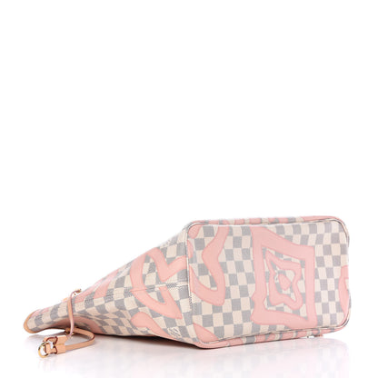 Louis Vuitton Damier Azur Tahitienne Neverfull MM 4 of 9