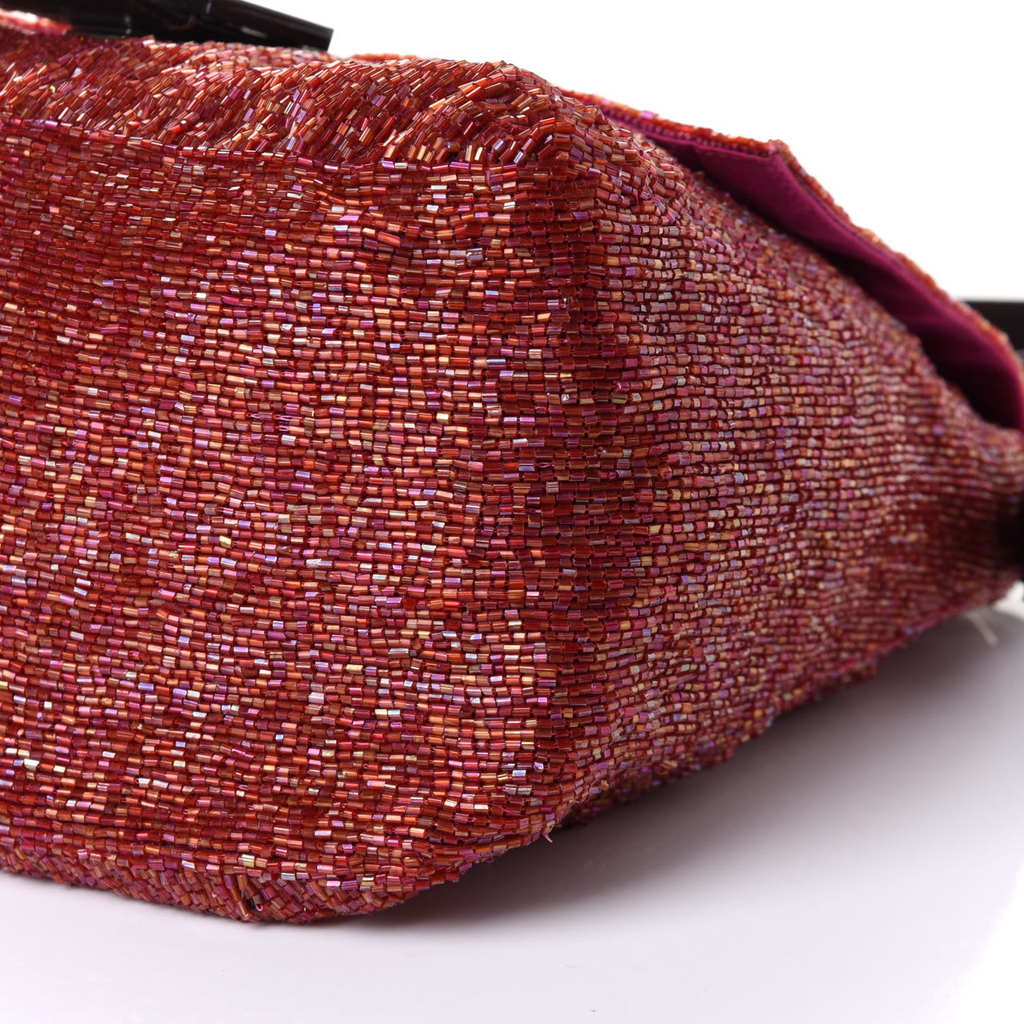 Beaded Baguette Red Pink