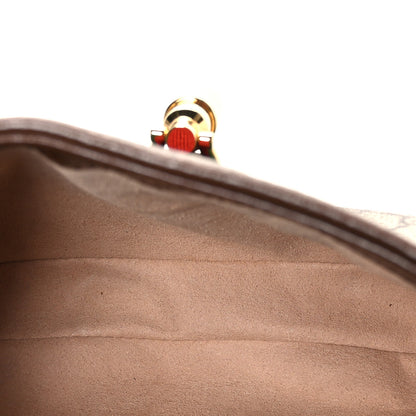 Gucci GG Supreme Monogram Azalea Calfskin Web Mini Jackie 1961 Hobo Beige Ebony Brown Sugar 5 of 10