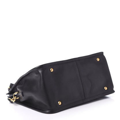 Prada City Calf Tote Black 4 of 13