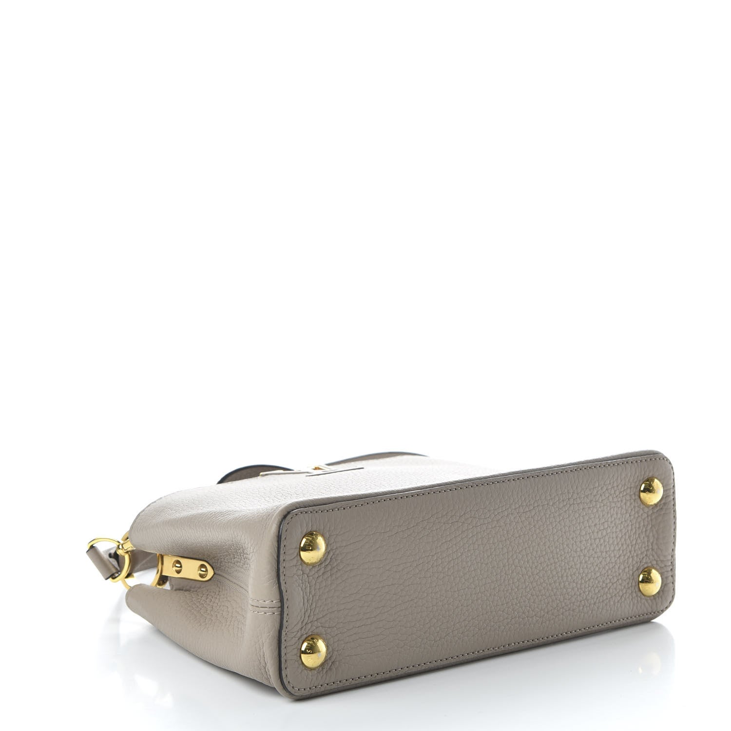 Louis Vuitton Taurillon Capucines BB Galet 4 of 9