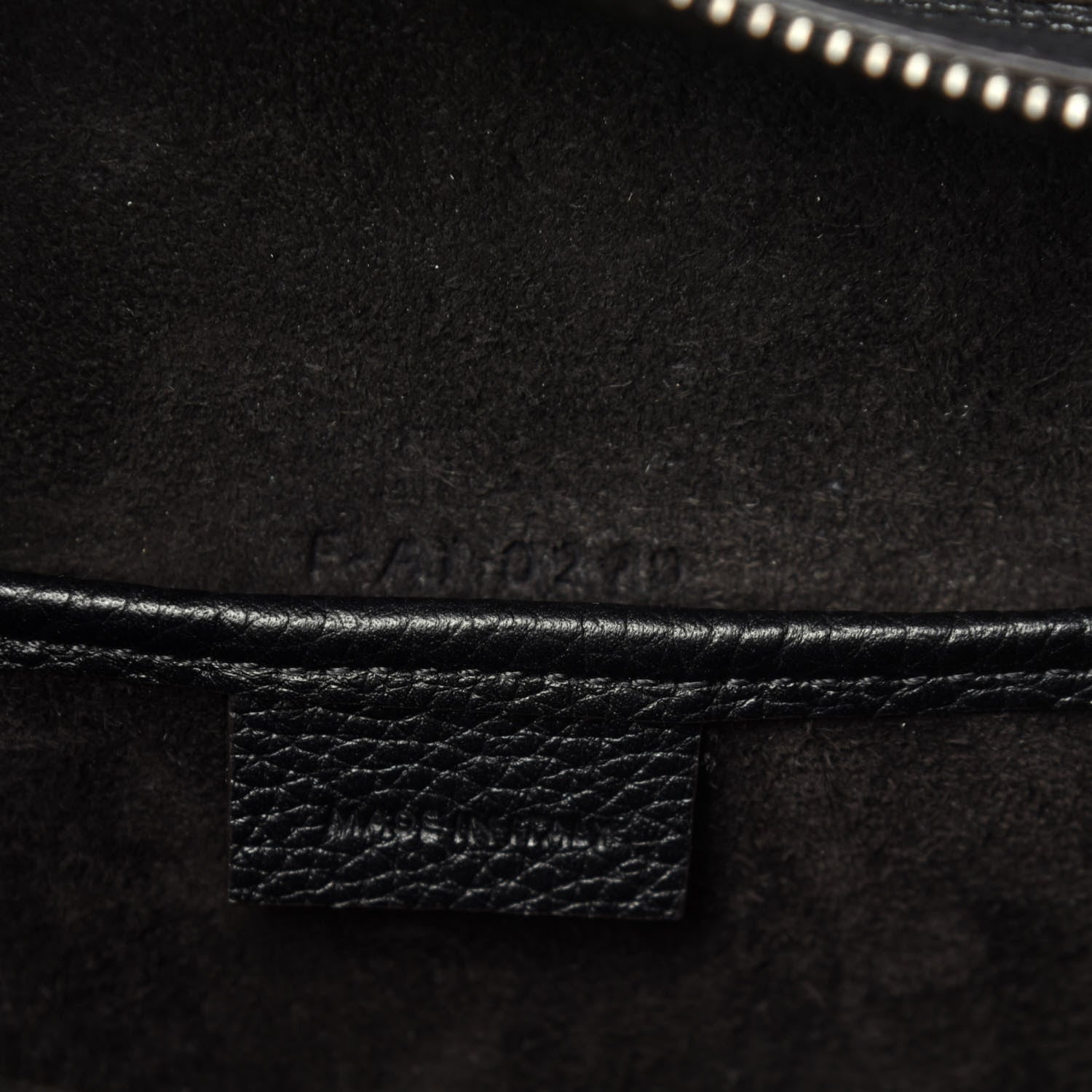 Celine Drummed Calfskin Nano Luggage Black 7 of 12