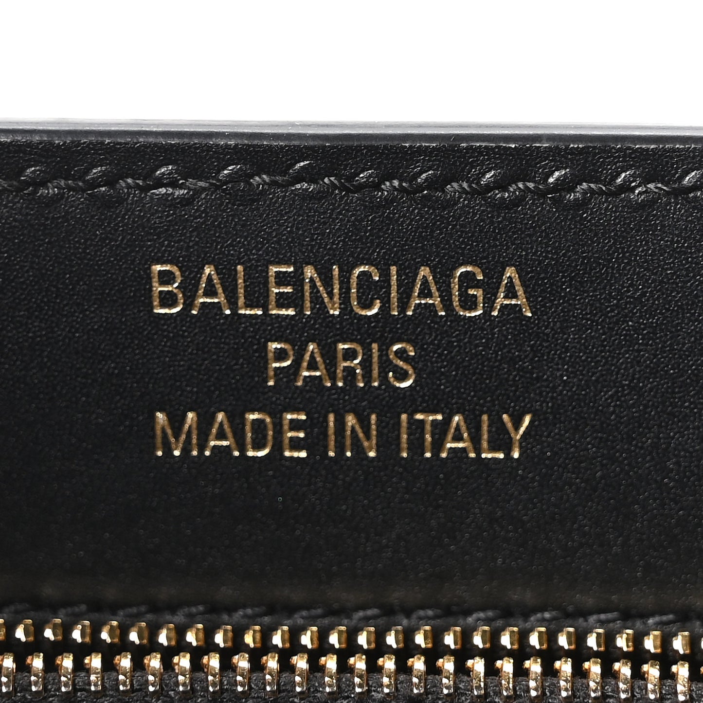 Shiny Box Calfskin Small Money Tote Black