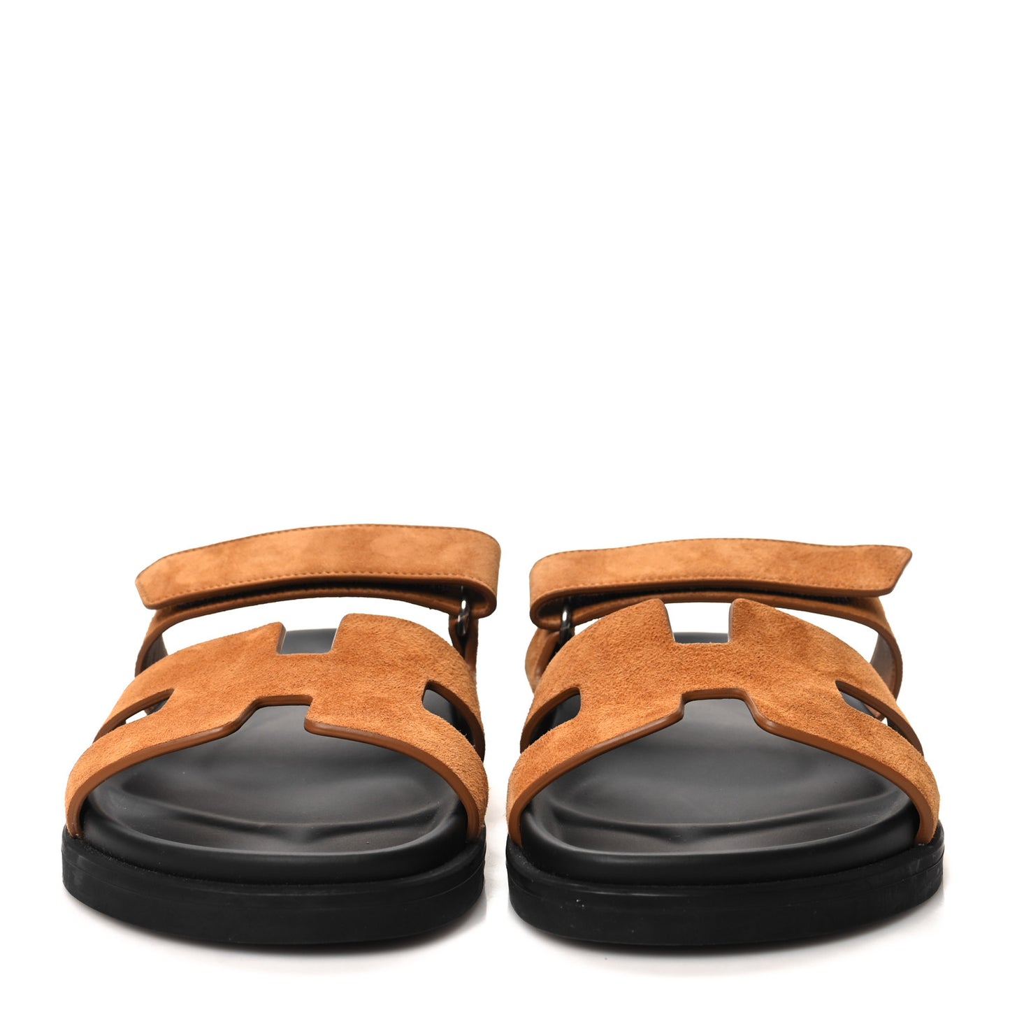 Suede Goatskin Womens Chypre Sandals 38 Naturel