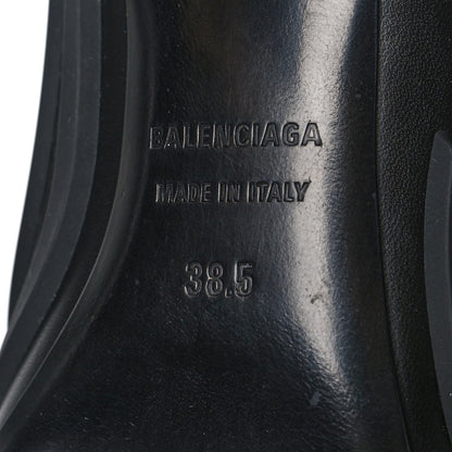 Balenciaga Silicone Calfskin Pointed 80mm Pumps 38.5 Black 8 of 9