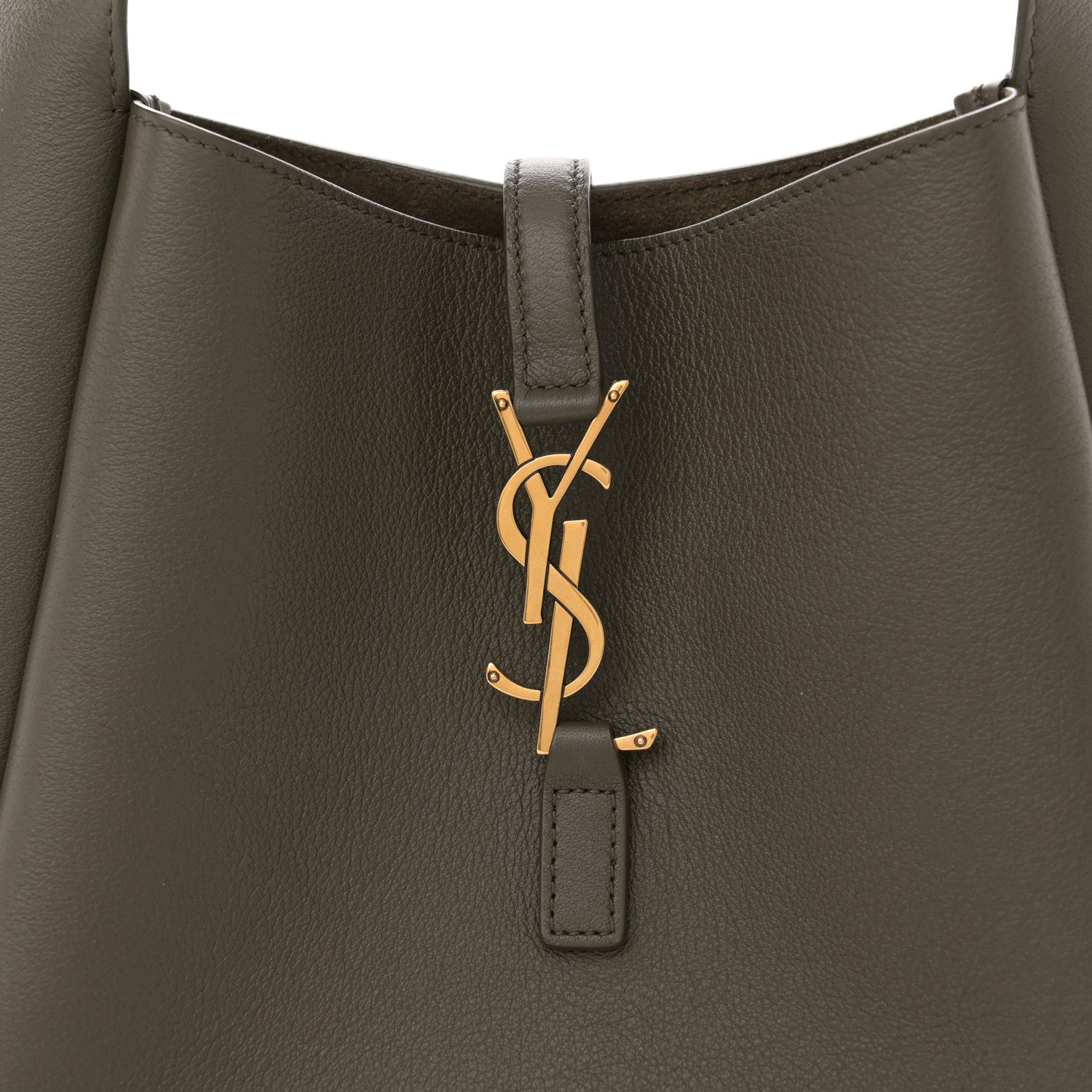 Saint Laurent Supple Calfskin Small Le 5 A 7 Soft Hobo Light Musk 8 of 10