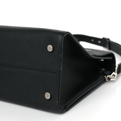 Christian Dior Grained Calfskin Medium Diorever Flap Black 9 of 11