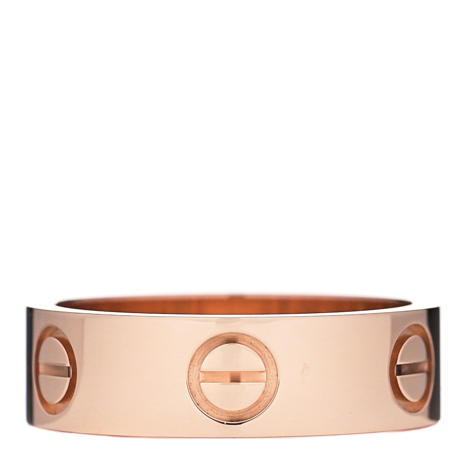 Cartier 18K Pink Gold 5.5mm LOVE Ring 51 5.75 1 of 5
