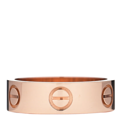 Cartier 18K Pink Gold 5.5mm LOVE Ring 51 5.75 1 of 5
