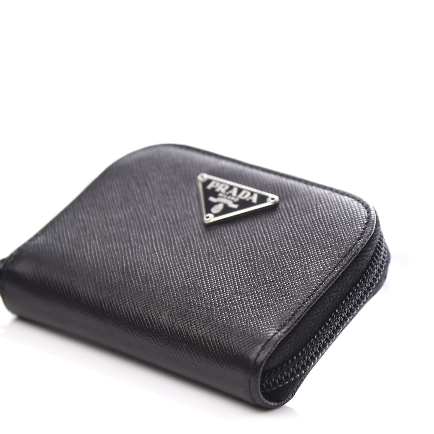Saffiano Coin Purse Black