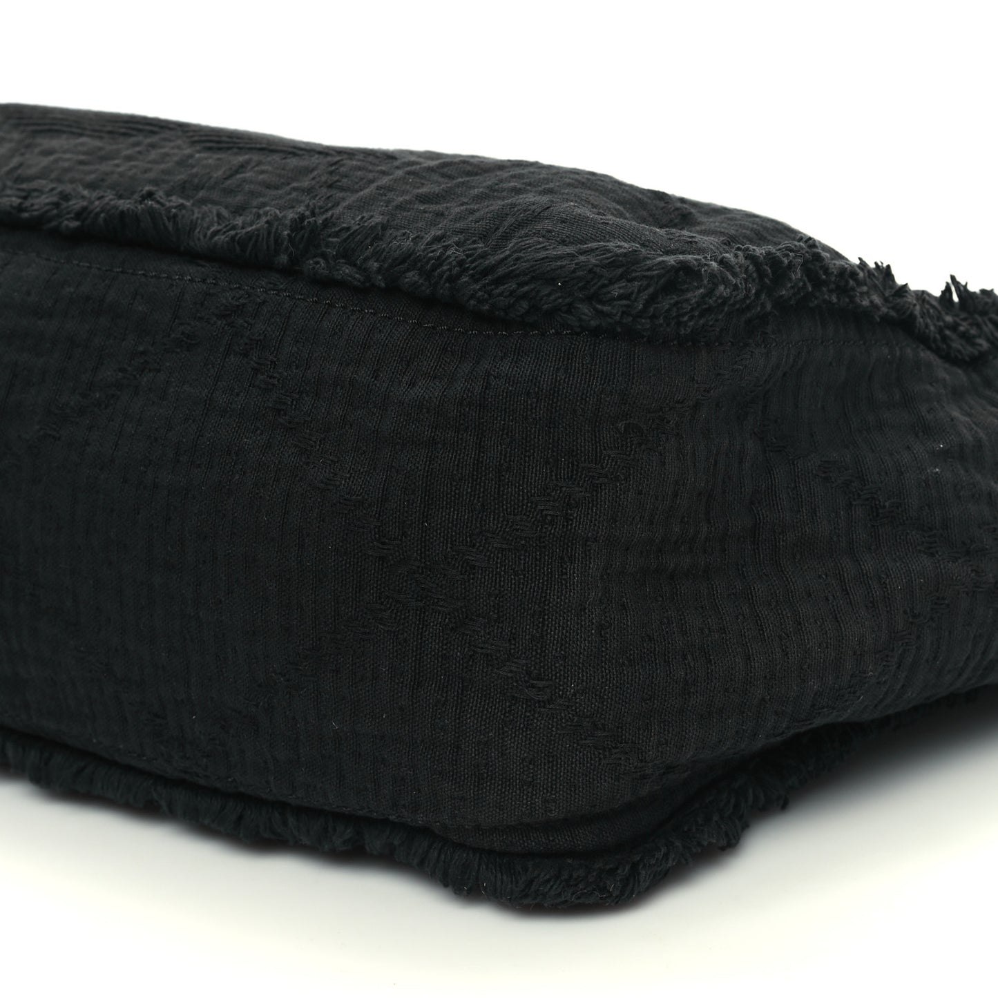 Canvas Large Double Face Shopping Tote Black