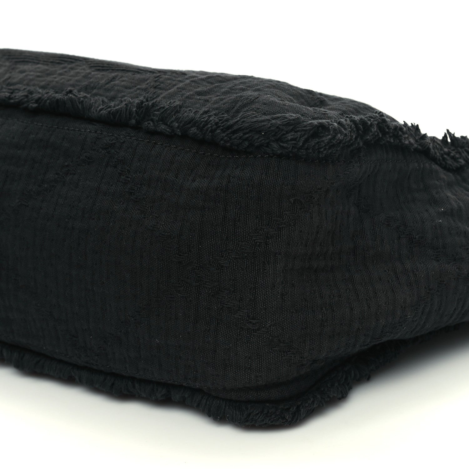 Chanel Canvas Large Double Face Shopping Tote Black 10 of 13