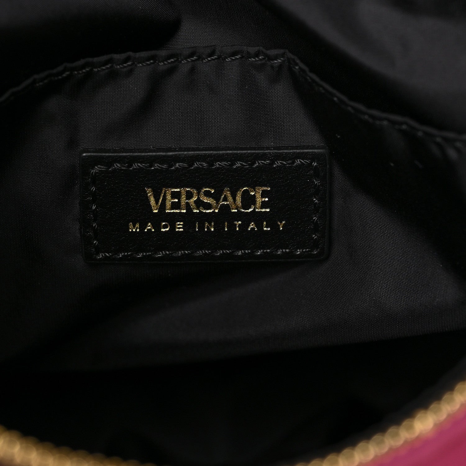 Versace Nylon Medusa Shoulder Bag Dahlia Black 6 of 9
