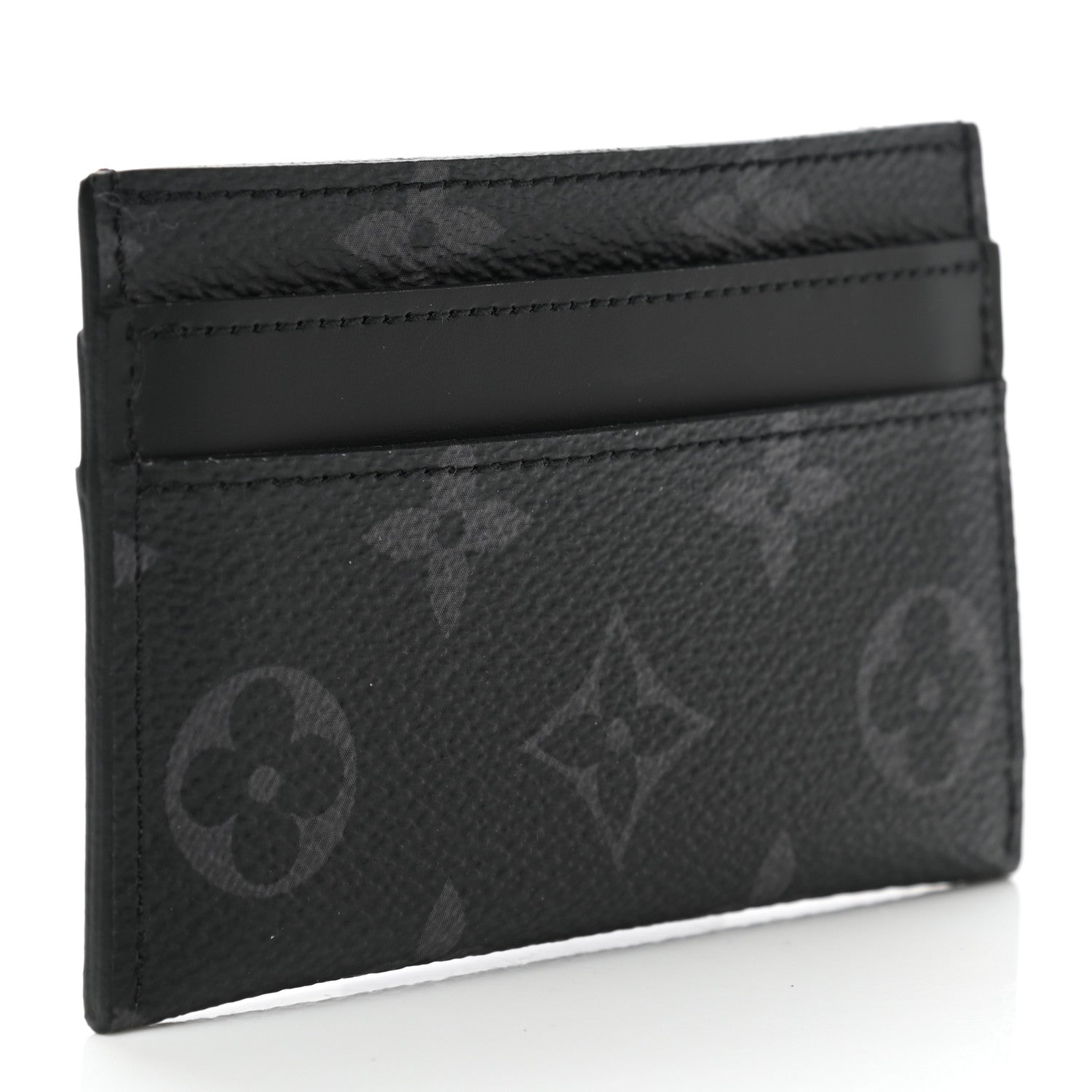 Louis Vuitton Monogram Eclipse Porte-Cartes Double Card Holder 3 of 8