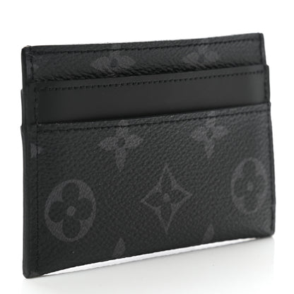 Louis Vuitton Monogram Eclipse Porte-Cartes Double Card Holder 3 of 8
